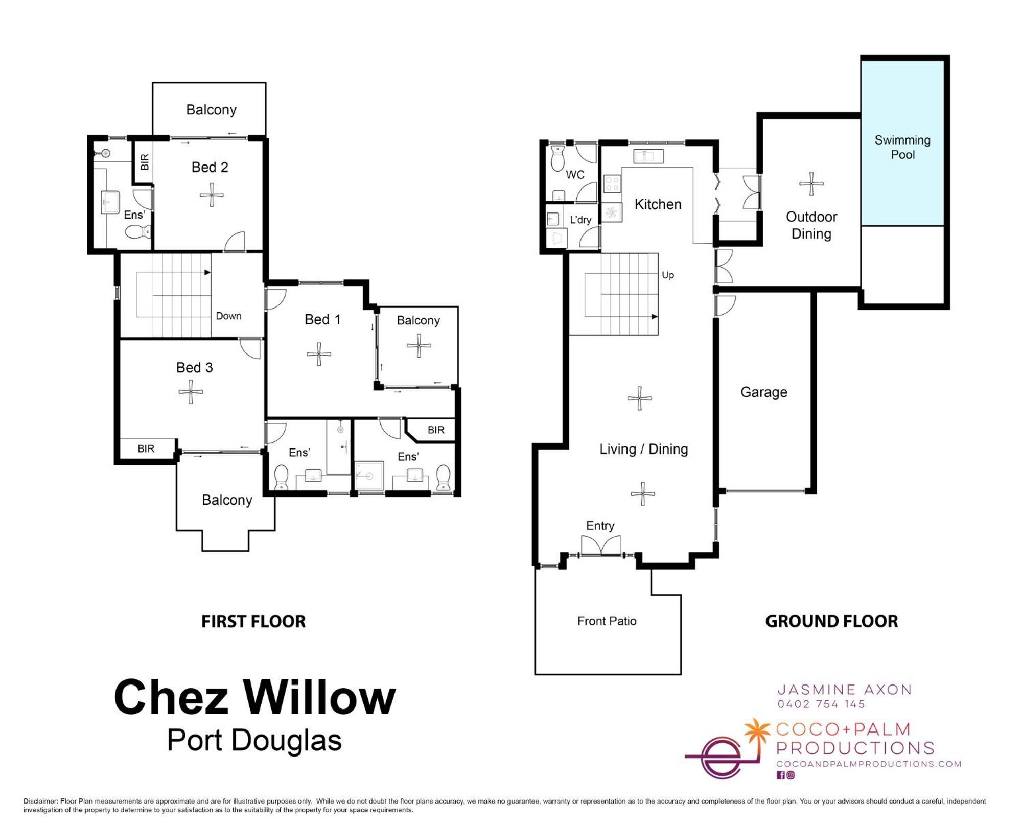 Villa 3 @ Chez Willow, 2 Mins To Four Mile Port Douglas