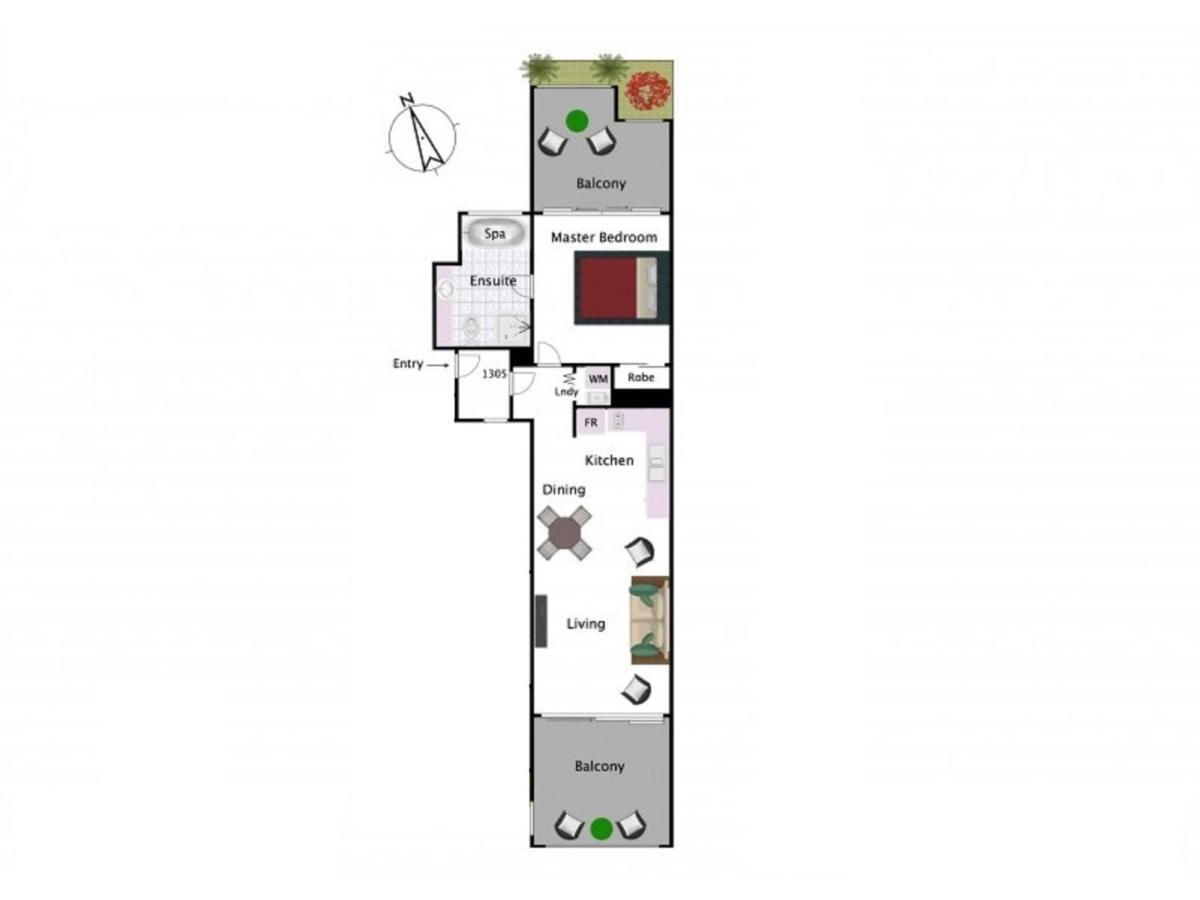 Magnificent 2 Bed Unit In Heart Of Apartment